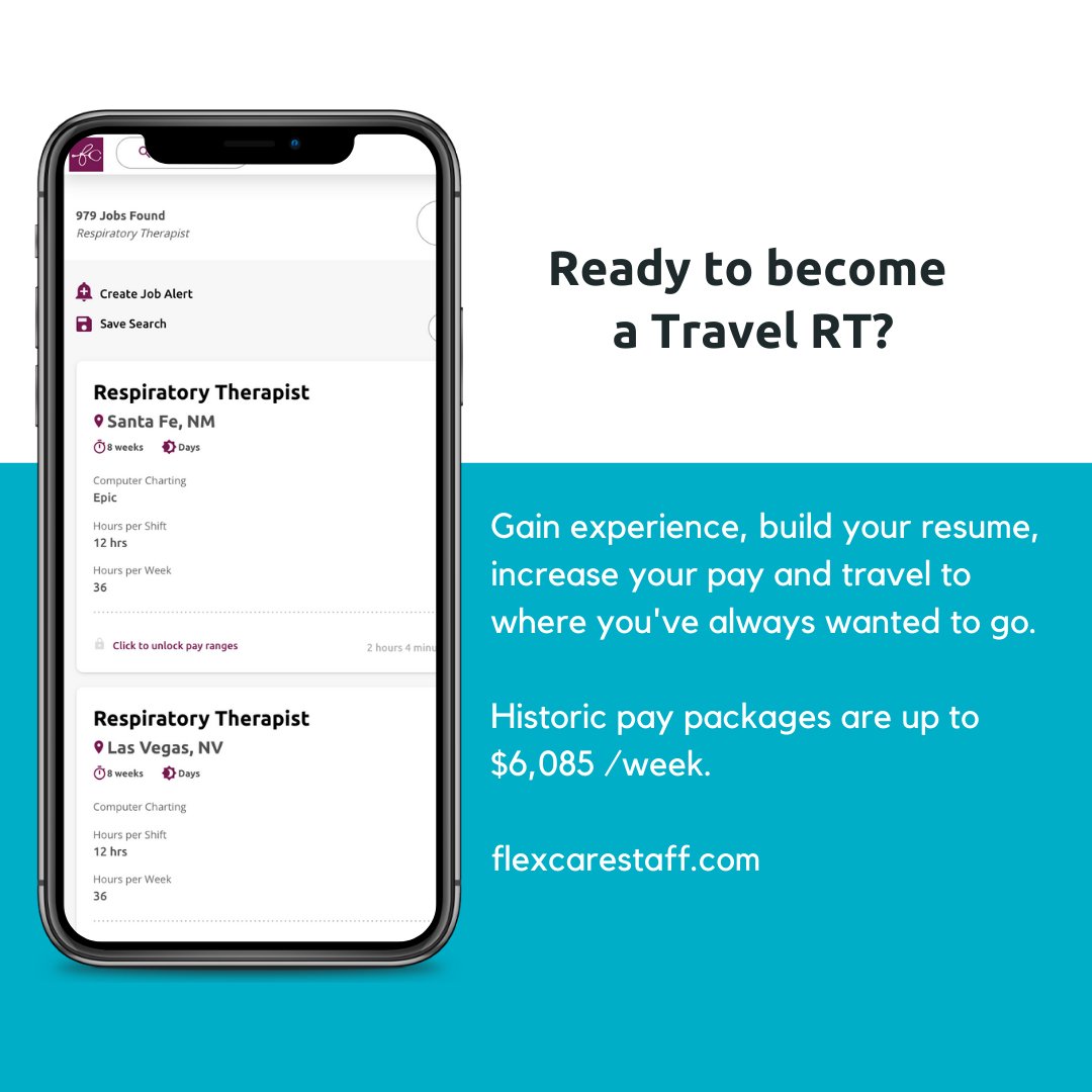 📢 Respiratory Therapists are needed. See our open jobs on our website ➡️bddy.me/2XLc2Sh

#travelhealthcare #respiratorytherapist