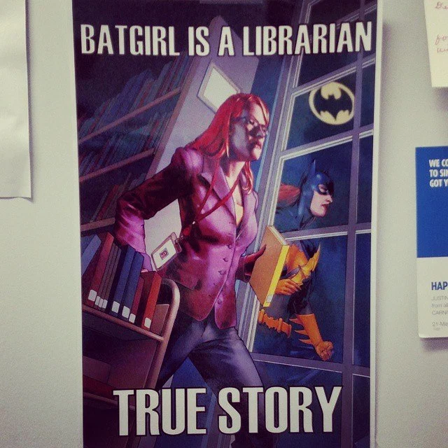 DartHighLibrary's tweet photo. @kngallan @RockyElementary @googlejamboard Batgirl! https://t.co/6dU6eUhTAe