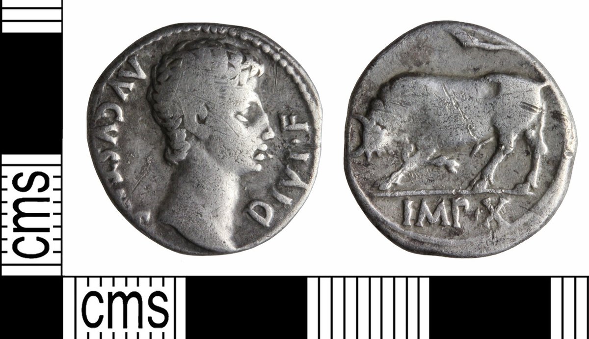 findsorguk's tweet image. On this day in 27BC, Octavian was granted the titles of Augustus and Princeps by the Roman Senate. So it's the perfect day to share our new blog post on the coinage of Augustus! Read it here: bit.ly/2LE3cmG #Augustus #CoinRelief #Numismatics #Romans