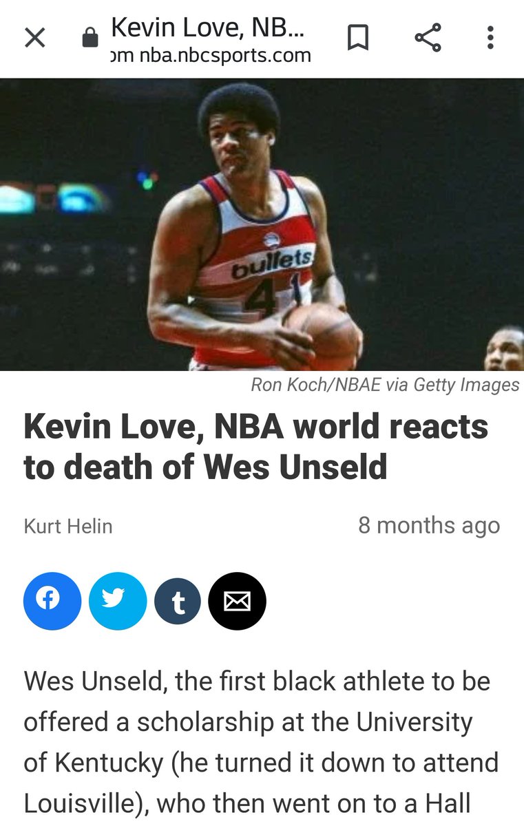 Kurt has some explaining to do. One of his first NBA articles for NBC was a puff piece for WWW. Then takes a jab at Louisville when Wes In self died. It was very peculiarly worded. Wes In self called his recruitment to Kentucky "a farce" in an interview by ESPN.