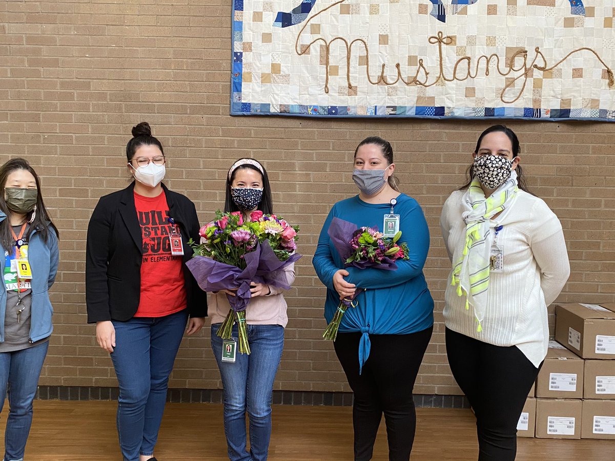 DrTLSha's tweet photo. Congratulations to our @Martin_Mustangs HAABE ESL Teacher of the Year Julie Tran @msnttran and Bilingual Teacher of the Year Mirta Beiza @BeizaMirta 🎉 Congratulations to all of our runner-up and nominees!! https://t.co/j5zwAifZa1