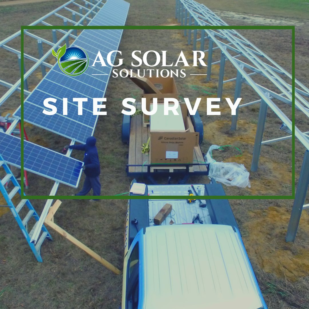 Our Site survey will record, measure, and analyze your operation. This will Ensure you get the optimum orientation and tilt for a long-term production feasibility. https://t.co/YHVvhVoUIr