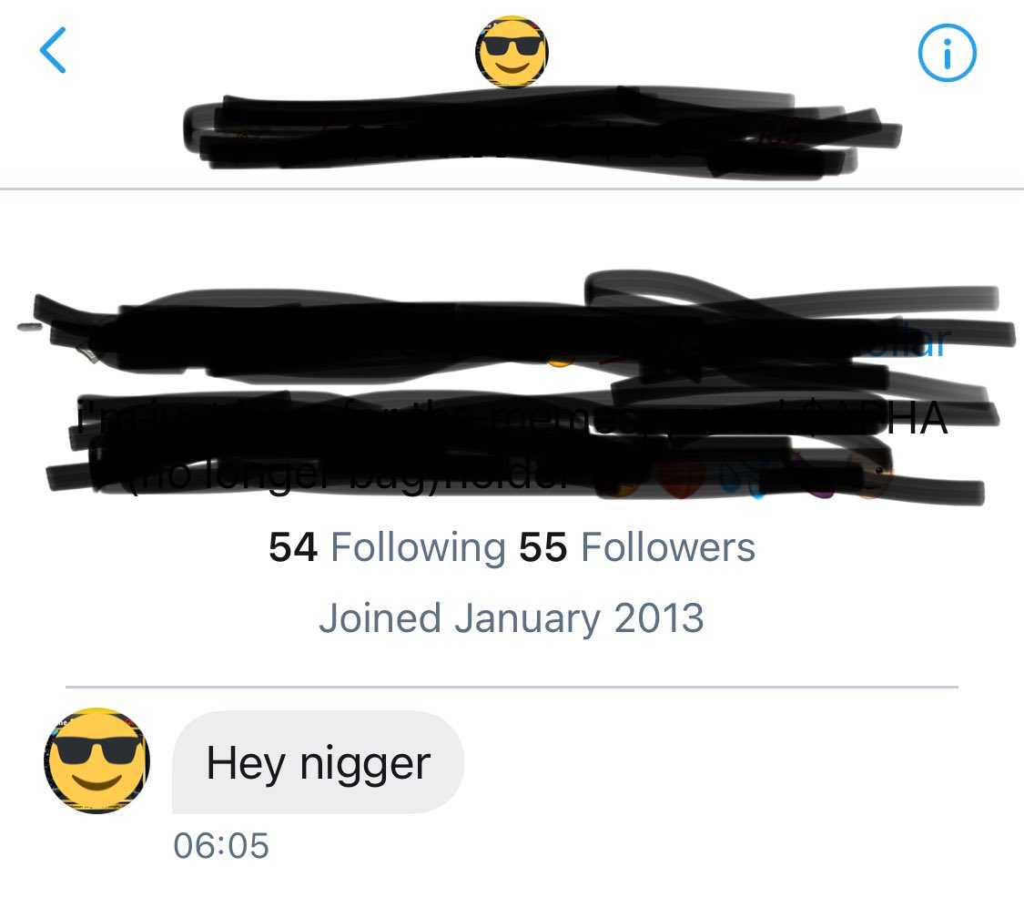 ErrolWebber's tweet image. If you’re a black person and come out as a Republican, be fully prepared to receive constant messages from the Left calling you the worst racial slurs.

I blurred out the account who sent this message in compliance with Twitter ToS.