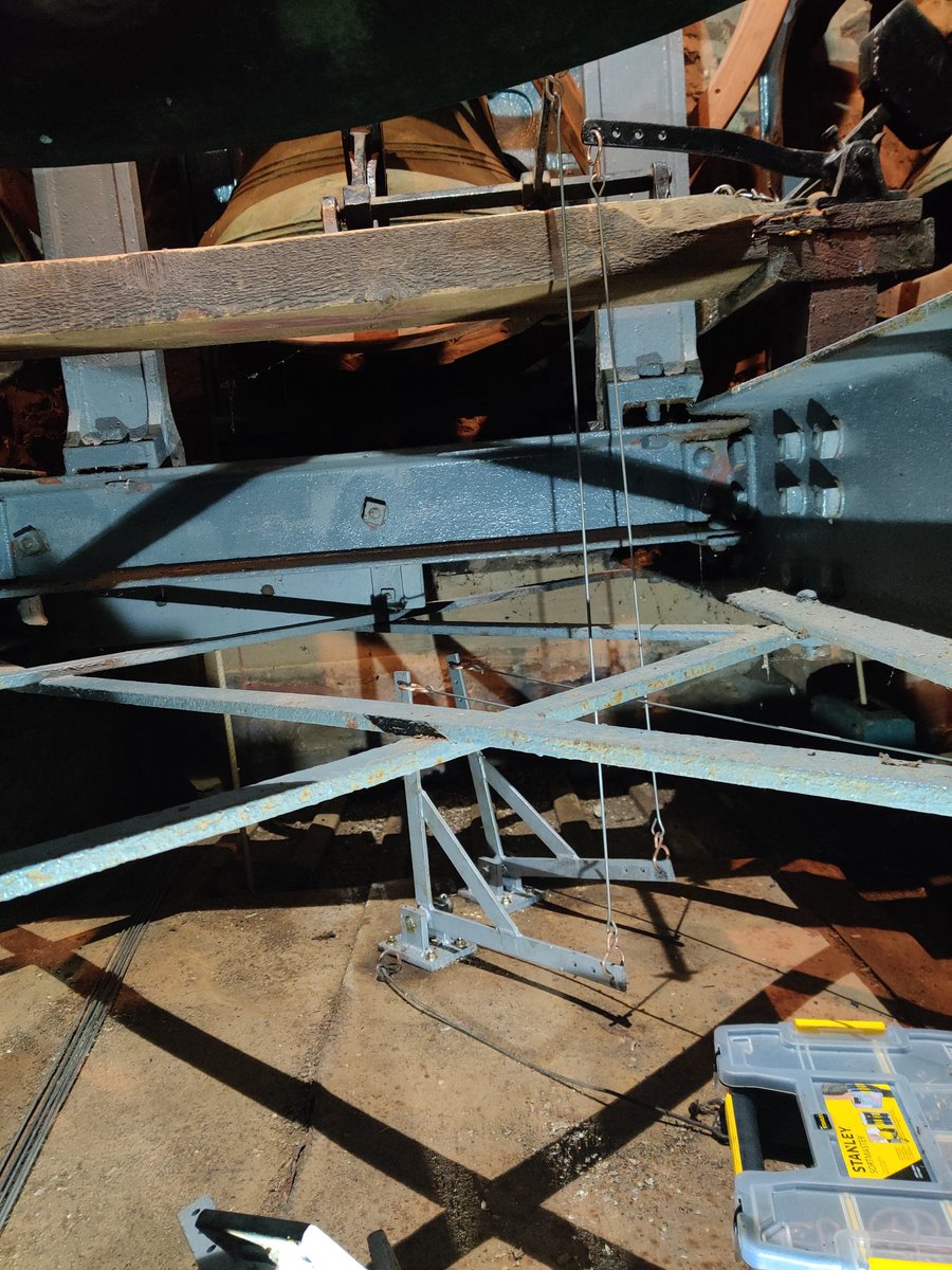 TimeAssured's tweet image. Today clockmaker Mike has been renewing the hammer wire and worn right angle levers on a quarter chime clock. Theres definitely been a lot of eye links made!