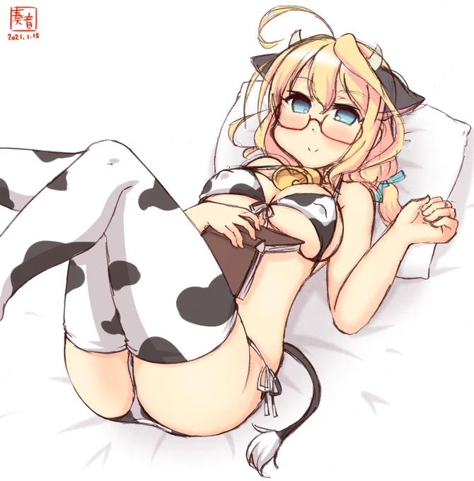 「視線…なんだか気が散って読書に集中できないです…♥」

#艦これ版深夜の真剣お絵描き60分一本勝負
#艦これ版真剣お絵描き60分一本勝負_20210115
#伊8 