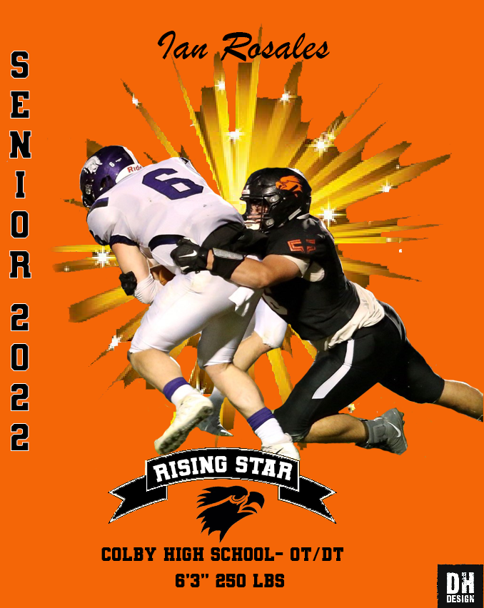 HillBrosFB's tweet photo. Colby's Ian Rosales burst onto the scene this season. 

2020 season -
1st Team All GWAC - OL
1st Team All GWAC - DL
Honorable Mention All State
Bench - 305  Clean - 310  Squat - 425

@irosales85  @colby_ad https://t.co/JU25QrS5EN