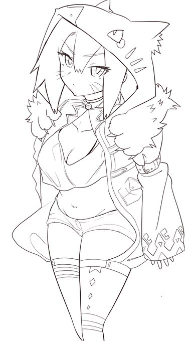 な〜ンにも考えんで描いたらダサくなっちゃた、、ボツ供養 