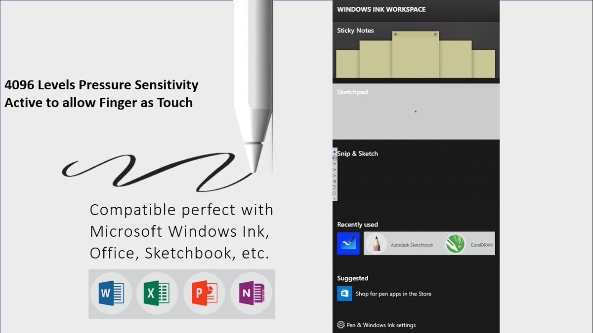 layman_yang's tweet photo. The Pressure 4096 Levels and Active features not only work on any brand Interactive Display, but also compatible with a series Microsoft and other apps as long support active smart pen. #Activepen #Stylus #bigsurface #bigpad #Surfacepen #applepencil #office #stechbook #windowsink https://t.co/ZYEuQ1wYWo
