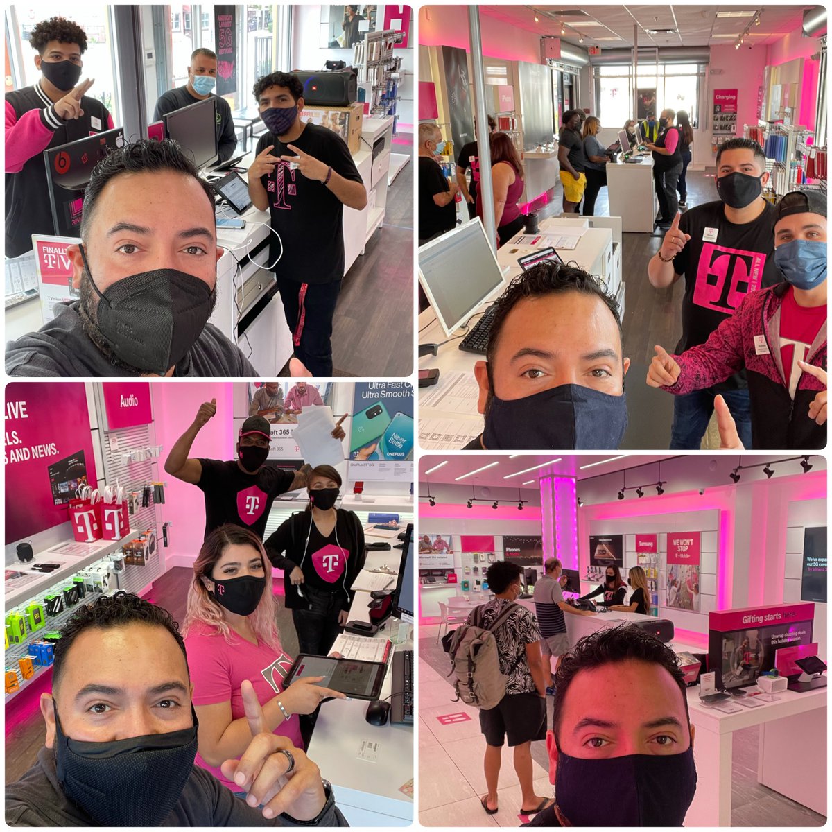 dzepol78's tweet photo. Enjoyed the time with some real ones in our Miami/ South Florida Markets welcome to the squad! #RaiseTheBar #NextWV @WirelessVision @aarontubbs_ @SByrneDoyle @ChristopherG622 @TMobile @greggunn850 @addaraffo https://t.co/2kzf8X5LqV