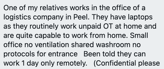 Working more than 1 day remotely per week would definitely destroy this logistics company's logistics