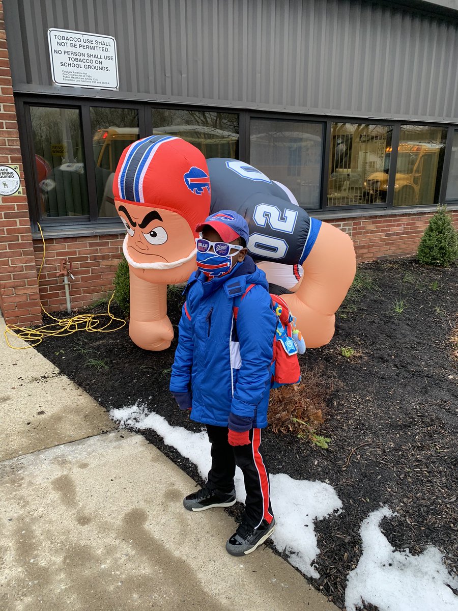 Another great <a href="/BuffaloBills/">Buffalo Bills</a> school spirit day <a href="/SweetHomeCSD/">Sweet Home Central School District</a>. So excited for tomorrow nights playoff game. If the Bills win, we will even give everyone off on Monday. #whereeverychildhasachampion <a href="/One_Buffalo/">ONE BUFFALO SPORTS FANS</a> <a href="/MaplemerePTA/">Maplemere PTA</a>