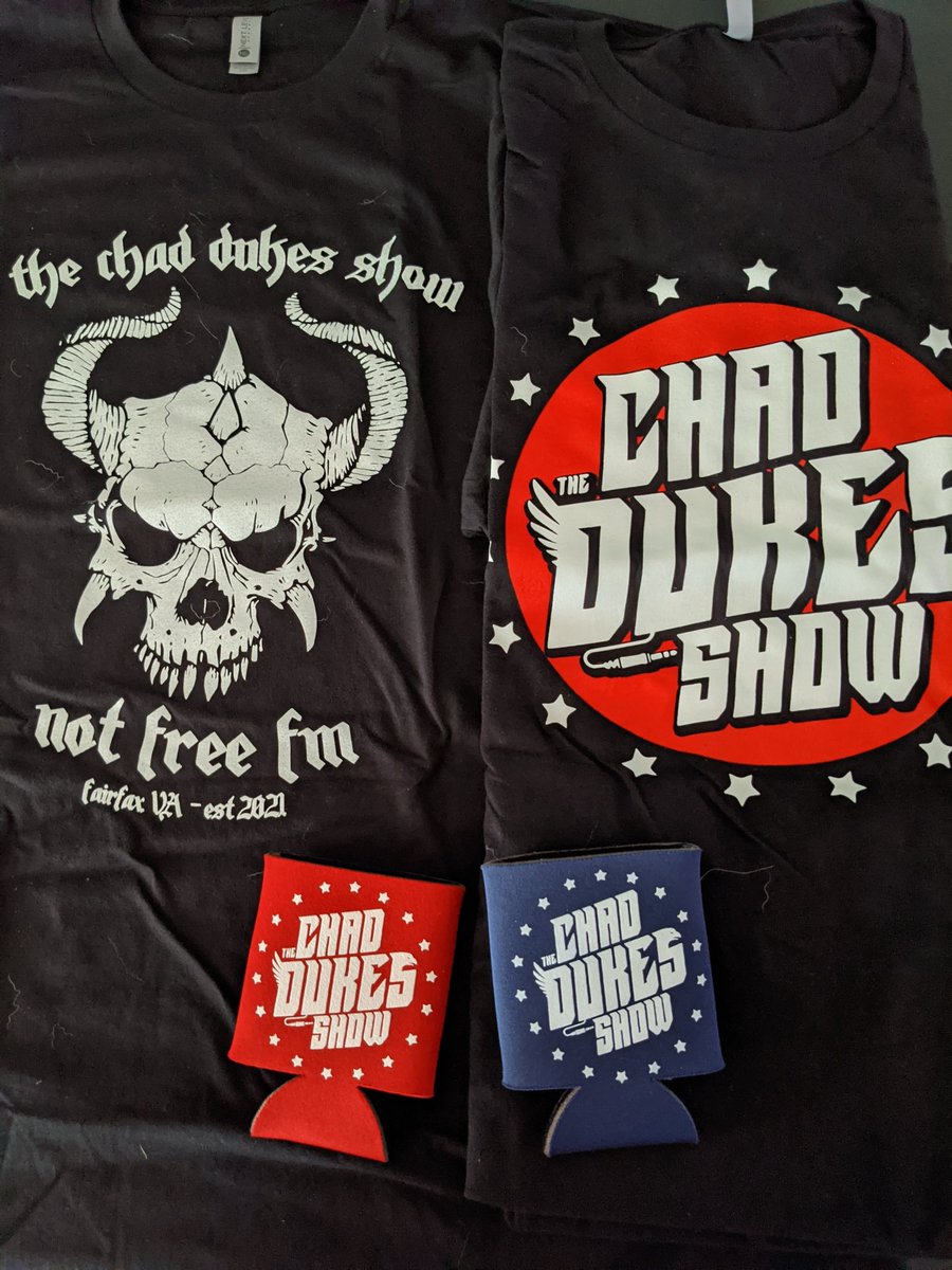 trejrco's tweet photo. I got my @chaddukes schwag pack, thanks Chad & @Busstees #NotATaker
Support good entertainment, fight cancel culture, live your life. https://t.co/AHhYaXA8xr