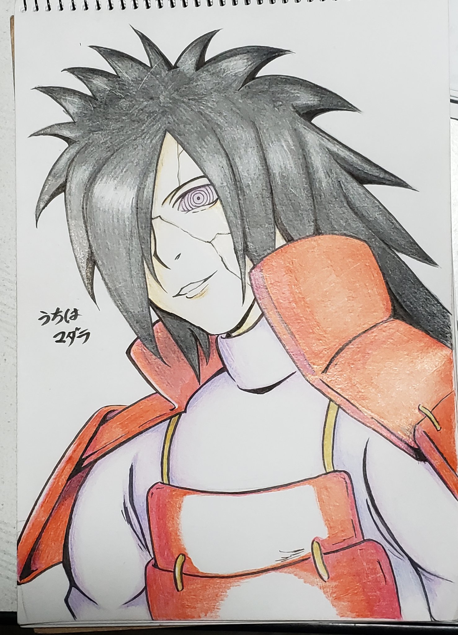 تويتر Hiro على تويتر マダラ描いてみた うちはマダラ Narutoイラスト T Co 2zmy0x1rhg