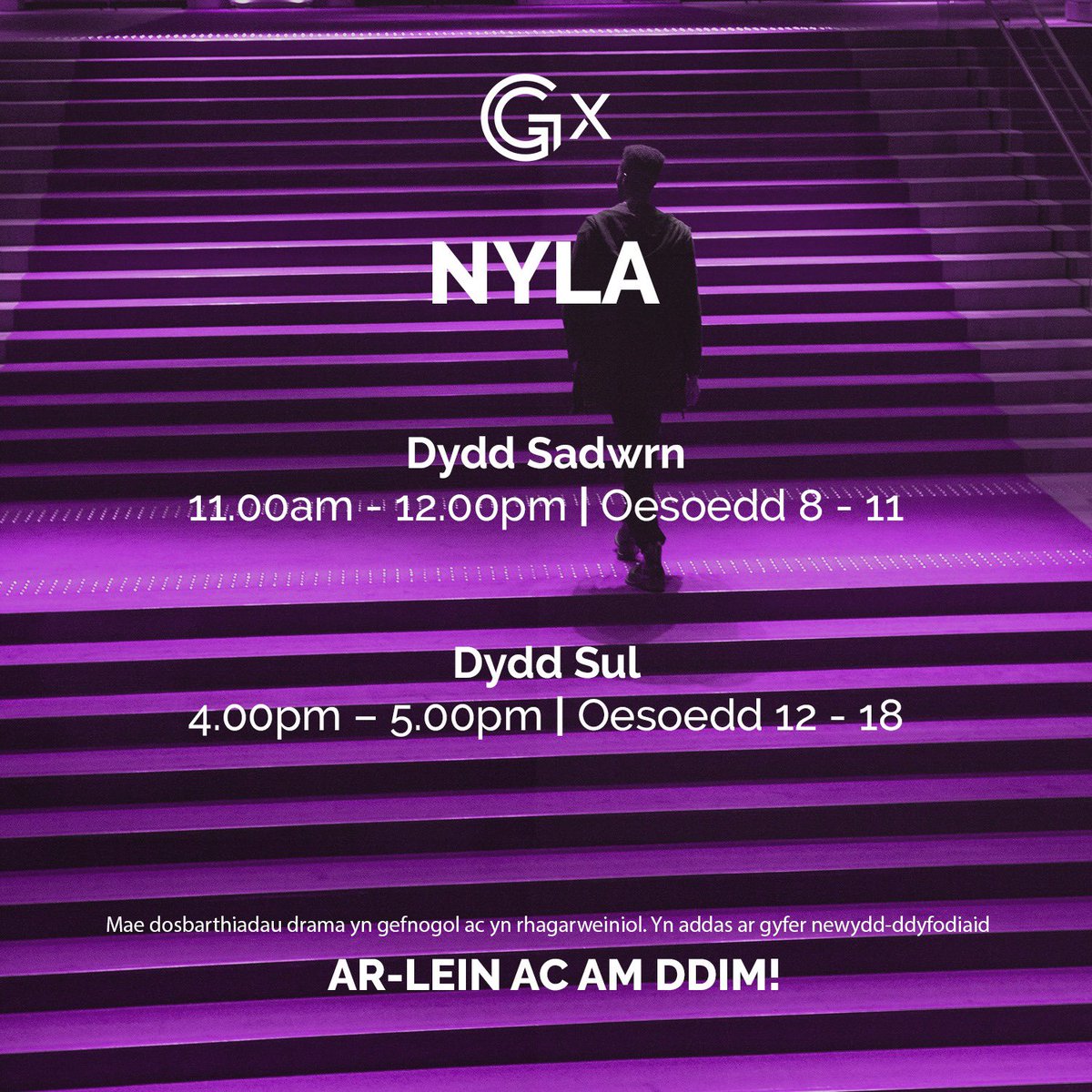 GX_Wales's tweet photo. Our first online drama classes of 2021 start this weekend! With our GX drama tutor Nyla. Join in for an interactive, fun and informative online workshop for drama lovers ages 8-18years🎭✨

Get signed up at https://t.co/Ia0y5WW4V1 

#GXDrama #GExpressions #GXZoom https://t.co/b7YK7dX8aX
