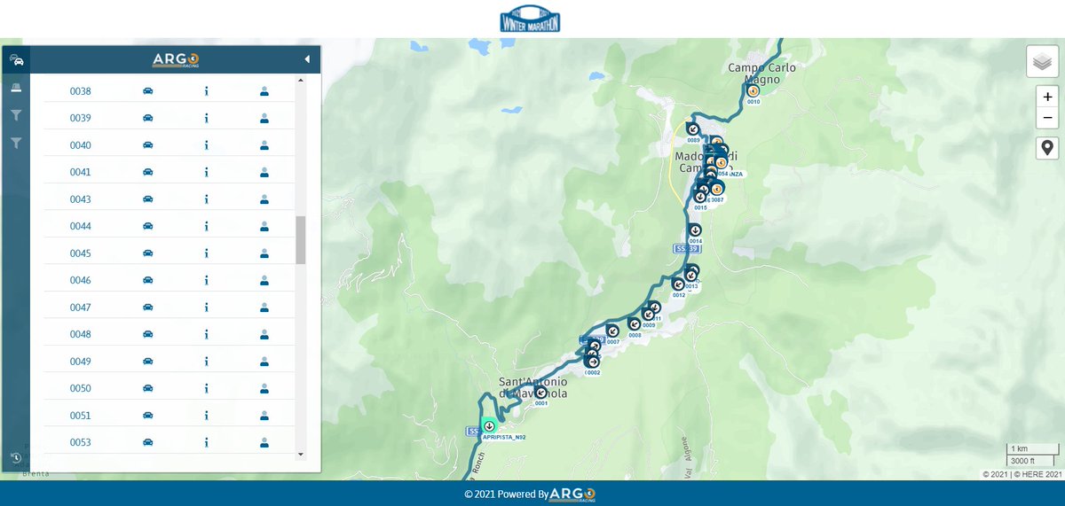 winter_marathon's tweet photo. Follow the #WinterMarathon2021 crews 🚙❄️ from the #ArgoRacing telematic platform even from mobile devices!
https://t.co/gCtHmF8uCW
#trackinggps #livetracking #gpsmonitoring #racing #ridewithargo https://t.co/XXKQLvSzod