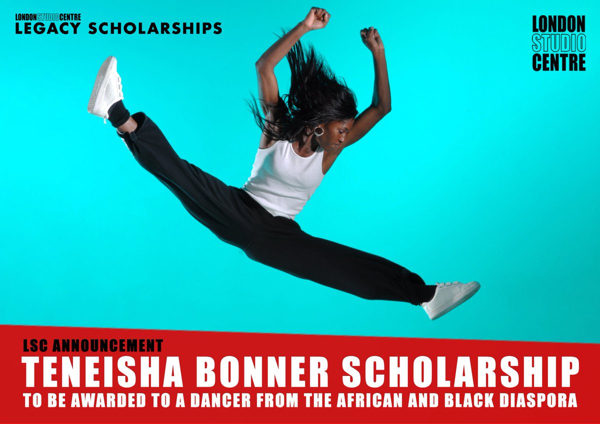 LdnStudioCentre's tweet photo. We are thrilled to announce the
the TENEISHA BONNER SCHOLARSHIP!

This is to be awarded to a dancer from the African and Black Diaspora, who displays exceptional natural ability within street/contemporary dance and choreography!
https://t.co/VTSgE9sjoz

#Scholarships https://t.co/mXVspy5WEP