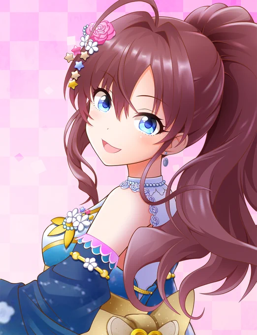 演者様のポニテっぽくまとめてみました。2日目はポニテ率が高くてそれだけで素晴らしい。
#一ノ瀬志希 #シンデレラHNYday2 