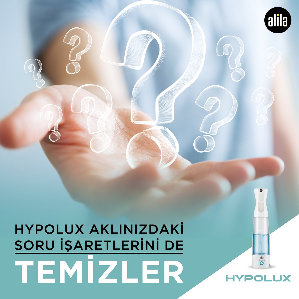 Hypolux, doğal içeriği sayesinde suyu tuzla elektrolize ederek mikroplara karşı güvenilir, pratik, güçlü bir koruma sağlar ve hijyenle ilgili aklınızdaki tüm soru işaretlerini giderir.

#Alila #Hypolux #AlilaHypolux #VızGelirFısGider #Hijyen #Dezenfektan