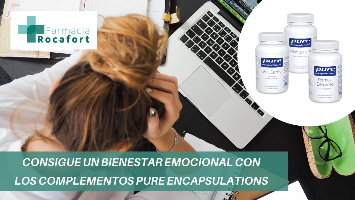 Si padeces #Estrés #Ansiedad ponle solución. La gama #PureEncapsulations de Nestlé ofrece distintos productos de Bienestar emocional. Hemos hablado de ello en el blog de esta semana  👉 ow.ly/KrFc50D9ey5 

 #Nestlé  #farmaciarocafort #FarmaciaOnline #Farmacia #Rocafort