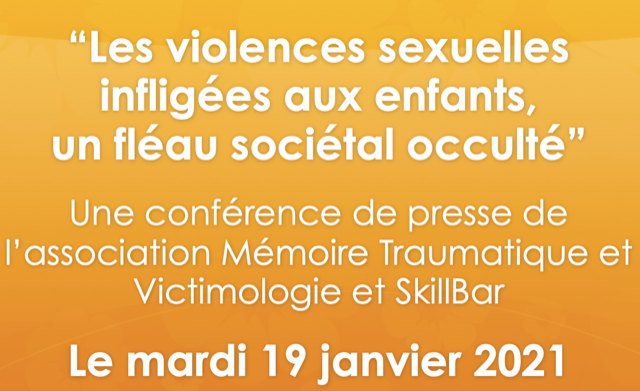 memoiretrauma's tweet photo. À ne pas manquer ++ mardi 19 janvier la sortie en ligne  d'une nouvelle version augmentée de notre module d'auto-formation (30mn) sur la protection de l'enfant contre les #ViolencesSexuelles accessible gratuitement sur notre site https://t.co/Pqp1snEPJk et celui de #Skillbar https://t.co/AxIVFmr8bS