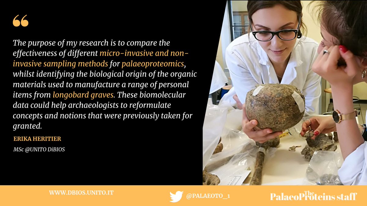 👀 Our Weekly BIO! 🧬
#palaeoproteomics #archaeology #research #unitorino #biologia #scienzedellavita #museirealitorino