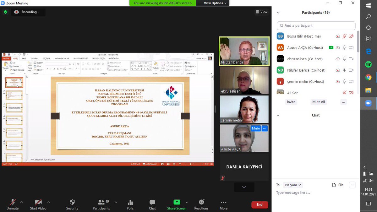Okul Öncesi Eğitimi Tezli YL Programımız mezun vermeye devam ediyor. Enise AKTAŞ ve Asude AKÇA tezlerini başarıyla savunmuştur. Bilim uzmanlarımızı tebrik ediyor, Danışman Doç. Dr. Ebru Hasibe TANJU ASLIŞEN Hocamıza teşekkür ediyoruz 💐 <a href="/TurkayDereli/">Türkay Dereli</a> <a href="/snrbuyukozturk/">Şener BÜYÜKÖZTÜRK</a> <a href="/serminmetinn/">Şermin Metin</a>