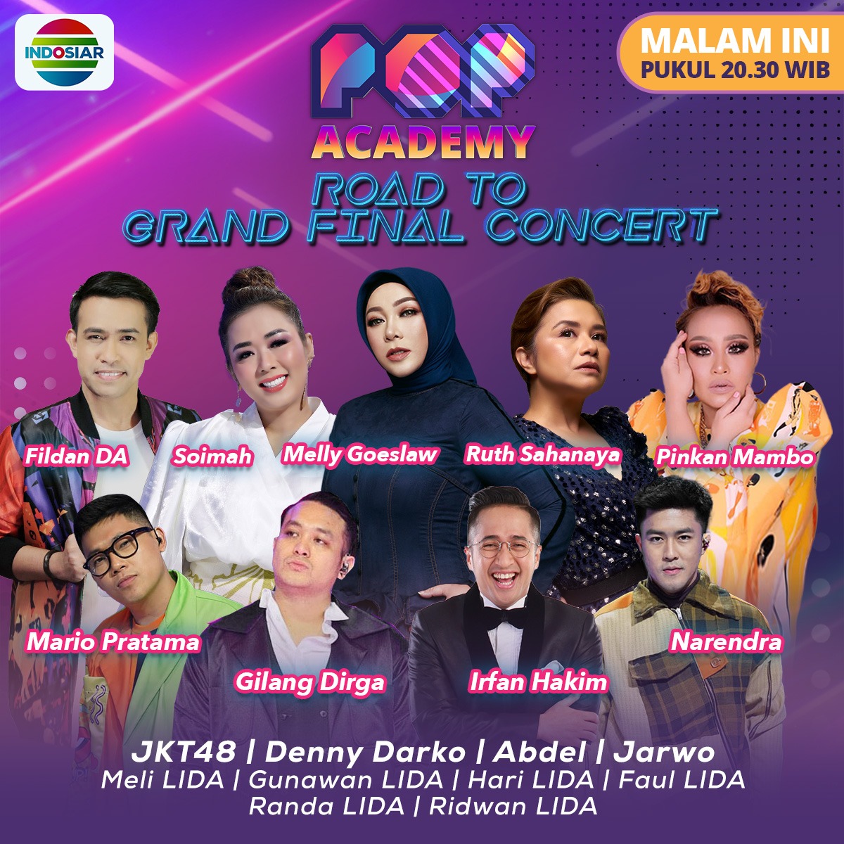 PopAcademy_'s tweet photo. Hai-hai tenang malam ini ada #RoadtoGrandFinalConcert #POPAcademyIndosiar 
Penasaran bagaimana grand Finalis mempersiapkan kompetisi? Jangan lewatkan juga penampilan-penampilan seru malam ini!
Saksikan pukul 20.30 WIB https://t.co/wIvhdhgvbT