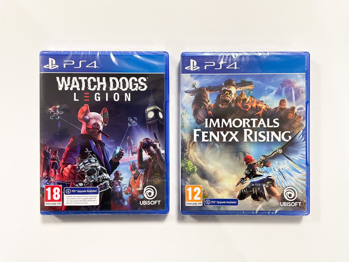 game_collection's tweet image. FOLLOW US AND RETWEET to win copies of 'Watch Dogs Legion' and 'Immortals: Fenyx Rising' on PS4! Winner announced on MONDAY 18/1/21 at 3pm! #competition #giveaway #ubisoft #watchdogslegion #immortalsfenyxrising #PS4