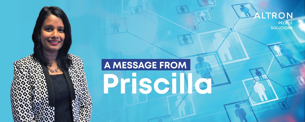 AltronPS's tweet photo. Our newly appointed MD, Priscilla Rampathi, reflects on the past year and shares a renewed sense of optimism for @AltronPS following recent noteworthy achievements for the business.
Read more here: https://t.co/8D7PpV7Dkj https://t.co/XGxxte6jJm