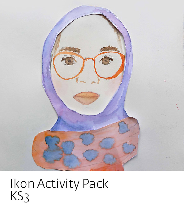 Get creative with #homeschooling with free Activity Packs from <a href="/ikongallery/">Ikon</a>! Created by #Birmingham artist Farwa Moledina, the packs include #painting, mask making and #portraiture, links to artists’ films and questions: buff.ly/3oSD5XS #ACEsupported