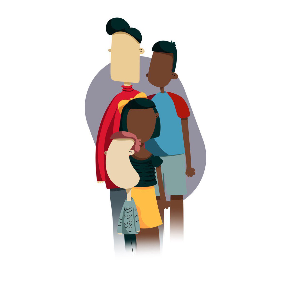 WannaMotion's tweet photo. Toutes les familles heureuses se ressemblent #family #diversity #illustration #shutterstock https://t.co/zYNHC8Kwc7