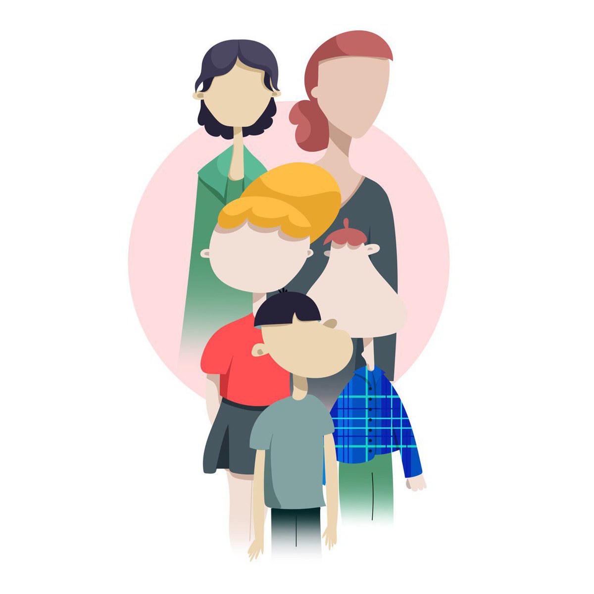 WannaMotion's tweet photo. Toutes les familles heureuses se ressemblent #family #diversity #illustration #shutterstock https://t.co/zYNHC8Kwc7