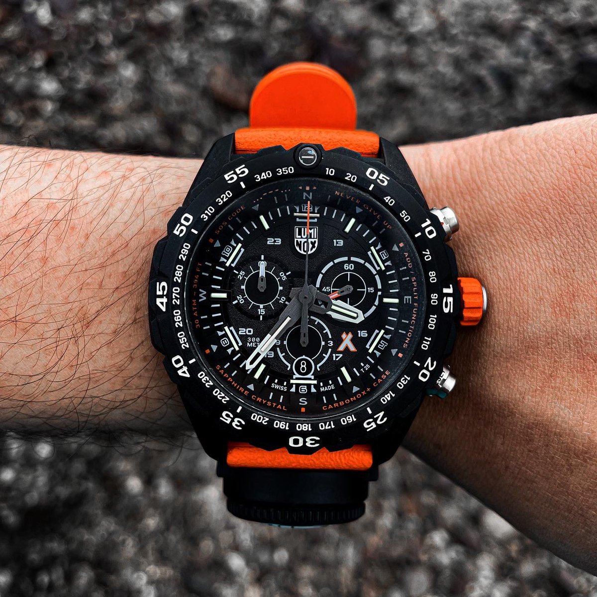 mikhailgomesTMJ's tweet photo. On my wrist today: @LuminoxUSA x @BearGrylls Survival Master. https://t.co/xMVLnYODMs