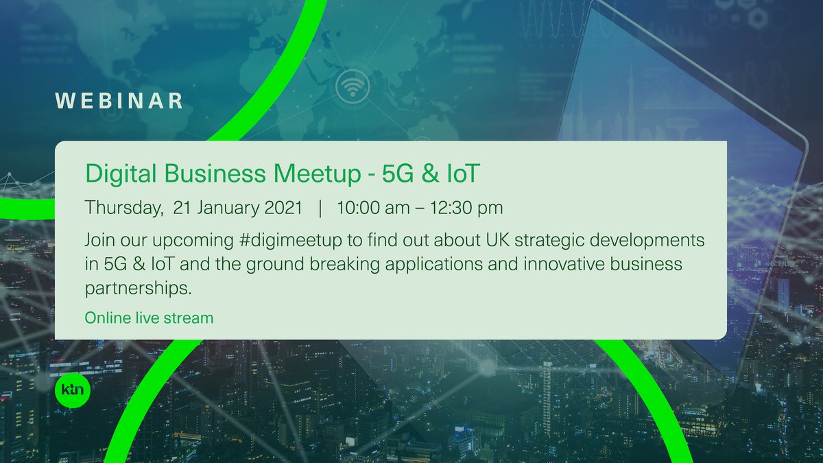 IUK_Digi_Create's tweet photo. Less than a week to go until our next #digimeetup on #5G & #IoT!
Join us & hear from Andy Saunders @IotTribe, @DigiCatKaty @LindaLigios @DigiCatapult, @CENSIS121_Paul @CENSIS121, @foggie_esp @KTNUK and @Bob_CWUK5G @UK_5G!
Register now: https://t.co/vJW8HMH9Ee https://t.co/INFmnsliPh