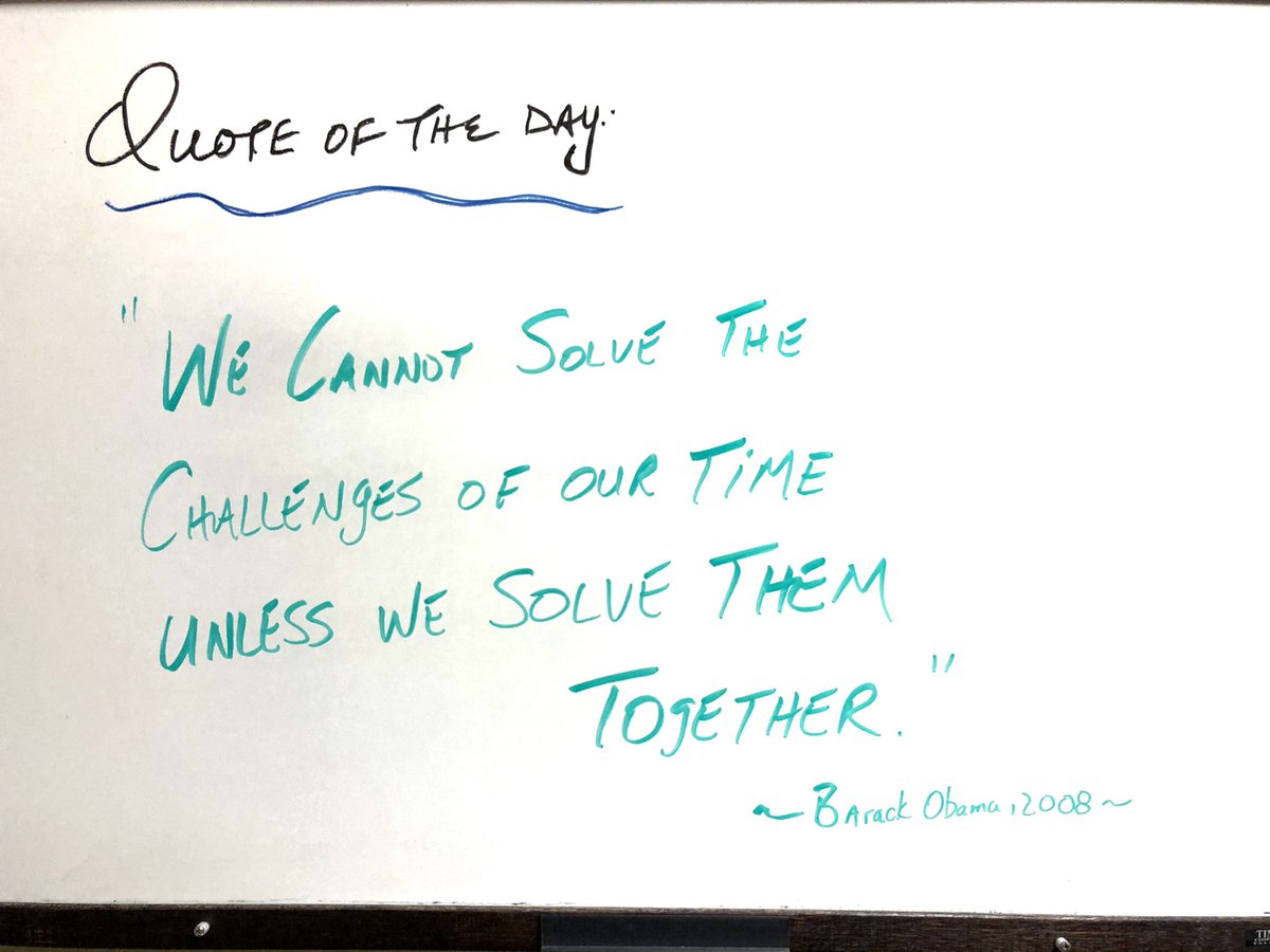 #quote oftheday at 
LakeView Chiropractic:

“We cannot solve the Challenges of our time unless we solve them together.”

#HealthCareTeam 

#Health
#Hope
#Chiropractic