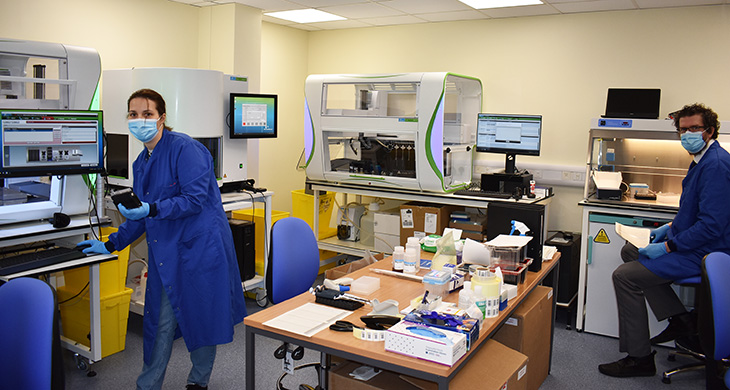 New Covid testing machines which have the potential to undertake around 500 nose and throat swabs tests a day, have become operational <a href="/ESHTNHS/">East Sussex Healthcare NHS Trust</a> and will significantly increase Covid testing capacity and speed up turnaround time for patient test results bit.ly/38J1hWK