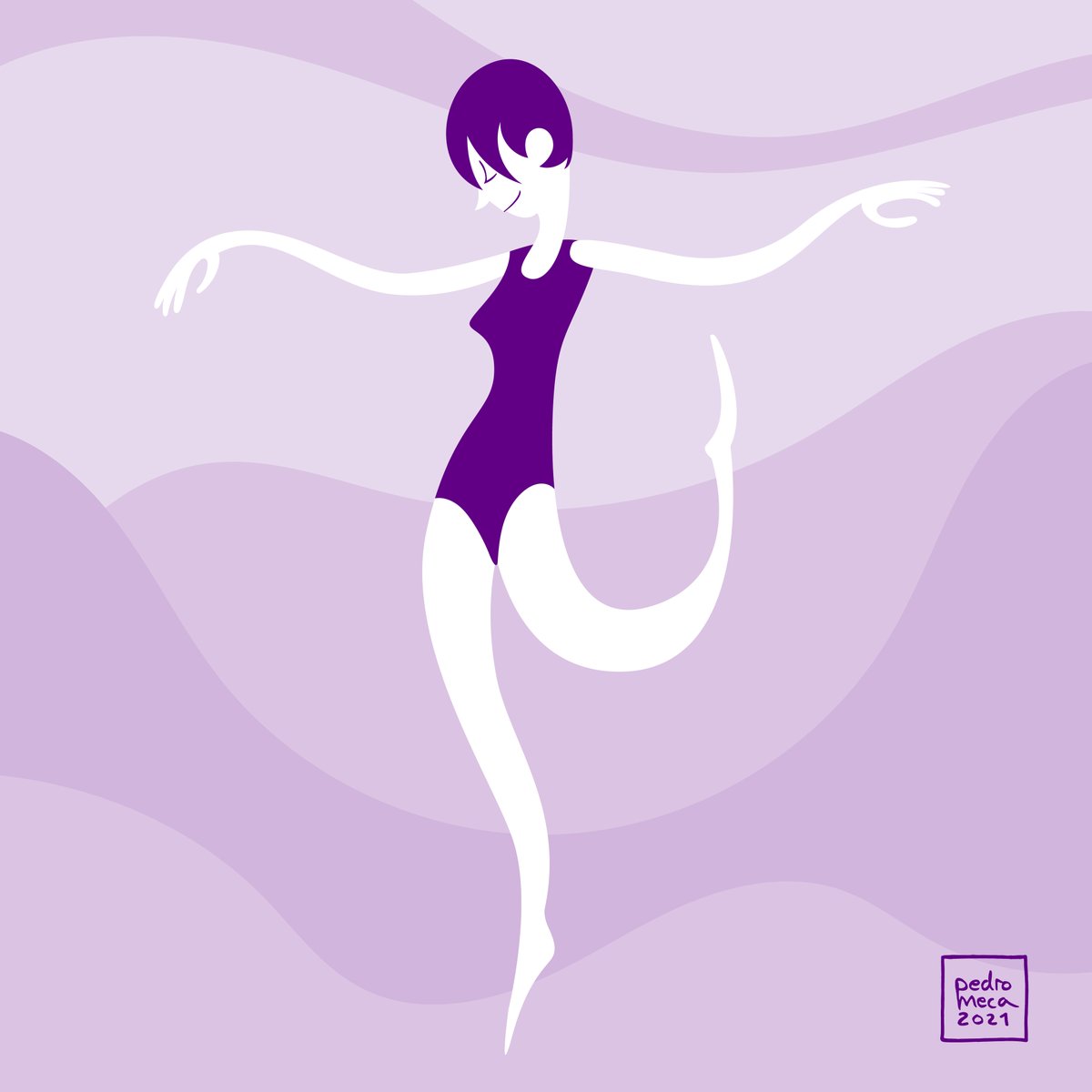 pedro_meca's tweet photo. Anabel está triste, pero sonríe y baila, y sólo ella sabe lo que cuesta sonreír cuando todo se pone difícil. Esas sonrisas son las que más curan
#illustration #pedromeca #dance #sad #adobeillustrator https://t.co/CSC1aOwfnC