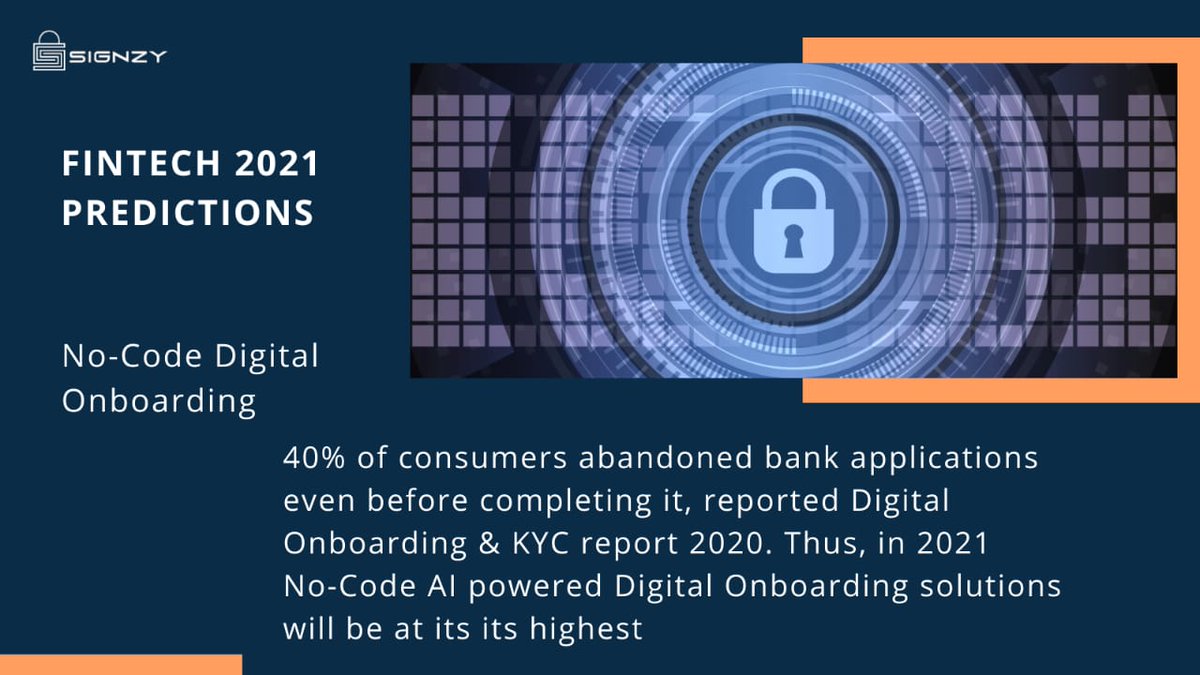 TeamSignzy's tweet photo. Global #FinTech ecosystem reached a value of $111,240.5 Mn in 2019. It is expected to grow at a CAGR of 9.2% to $158,014.3 Mn by 2023. With ongoing evolution of technologies, 2021 can be the promising one &amp; the above-predicted market size can be true. Here we are with 4 trends: https://t.co/r4ioMqX2Sm