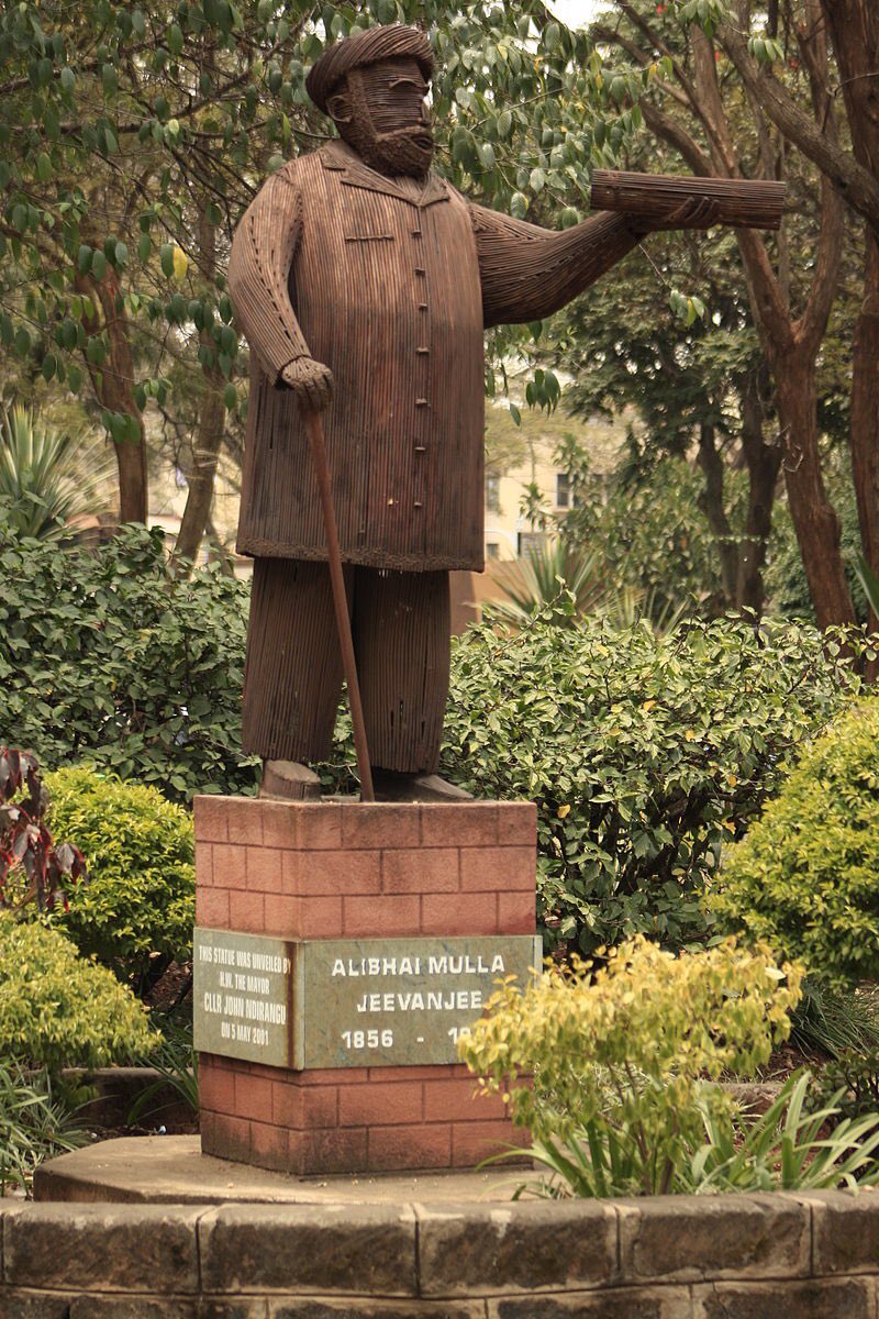 Before it was pulled down as well , Jeevanjee’s statue used to stand at the gardens too... Watching over Bunge La Mwananchi meetings (and occasional protesters). Which is poetic since he was vocal politically. Mobilizing the Indian Community in the struggle for equal rights.
