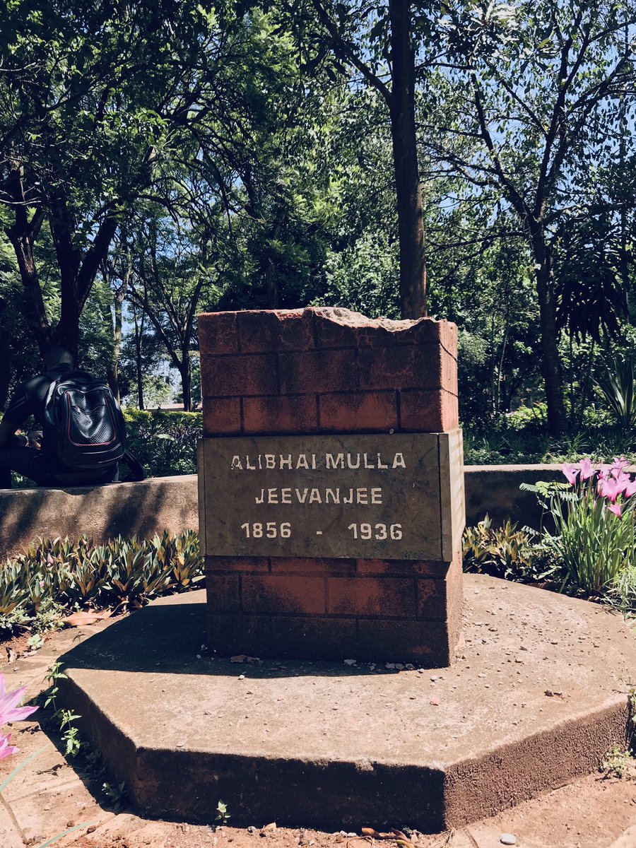 Before it was pulled down as well , Jeevanjee’s statue used to stand at the gardens too... Watching over Bunge La Mwananchi meetings (and occasional protesters). Which is poetic since he was vocal politically. Mobilizing the Indian Community in the struggle for equal rights.