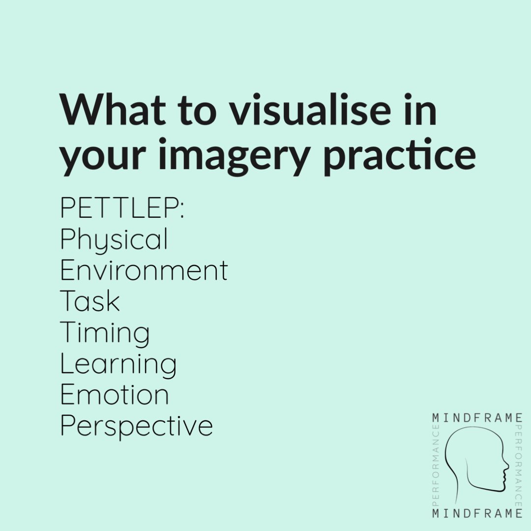 Mental Imagery / Visualisation 🧠 🎥

Lockdown = no sport = reversibility and decline in your performance (mental and physical)

What can you do to protect against it?

Mental imagery is an effective way to practice without practicing and helps maintain your neural connections