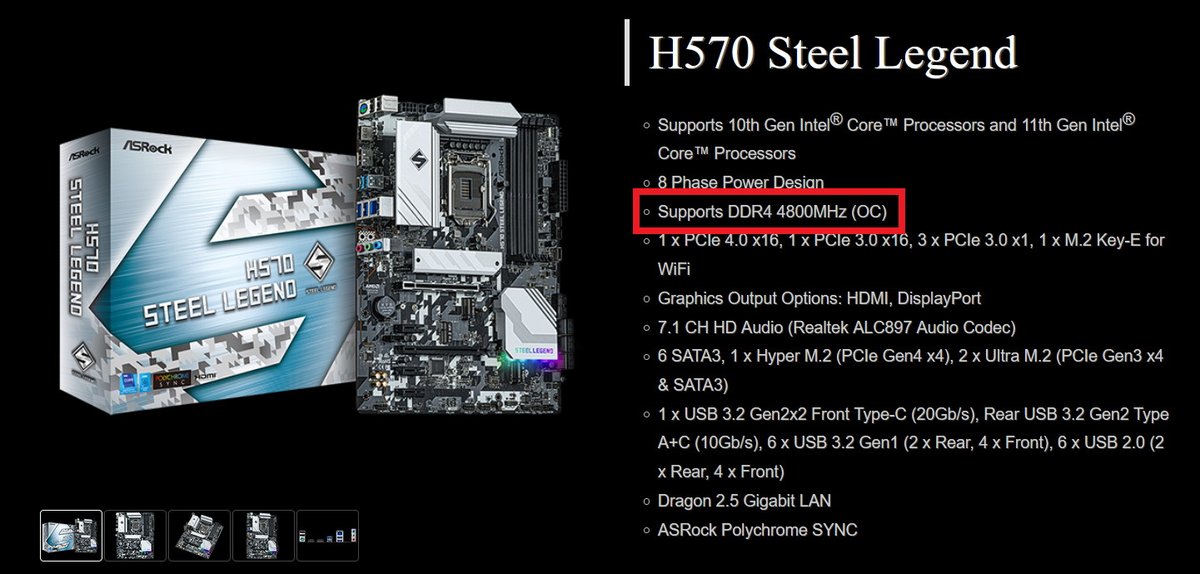 自作とゲームと趣味の日々 Core I9 kなどrocketlakeのコードネームで呼ばれる第11世代core Sシリーズcpuをネイティブサポートする500シリーズチップセットのうち 最上位zシリーズではない H570チップセットやb560チップセットもメモリの