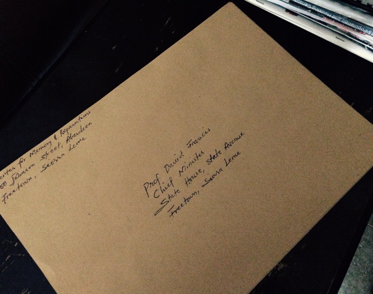 Center for Memory and Reparations - SL tweet media