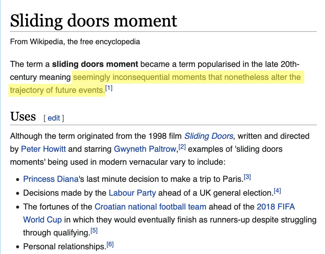 Madhuri My Favourite Question To Ask Right Now What Is Your Sliding Doors Moment You Had A Moment In Life Which Changes Your Life Trajectory Drastically For Good Or
