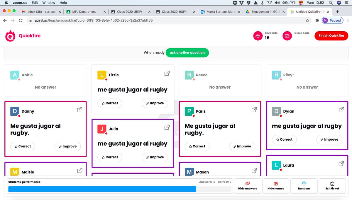 BCA Languages (@bcalanguages1) on Twitter photo Excellent performance from my 9GSp1 class during our live lesson this week. All students were able to show and share their answers as I questioned them on free time activities. Β‘Buen trabajo, chic@s! πͺπͺπΈβ€οΈ  @BCAYEAR9 Excellent performance from my 9GSp1 class during our live lesson this week. All students were able to show and share their answers as I questioned them on free time activities. Β‘Buen trabajo, chic@s! πͺπͺπΈβ€οΈ  @BCAYEAR9