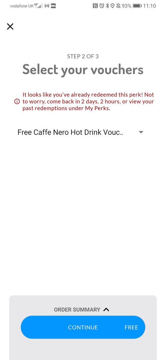 jeforster's tweet photo. @perkbox free Nero coffee showing as used but I haven't used it for months? https://t.co/WujOpyPk3Q