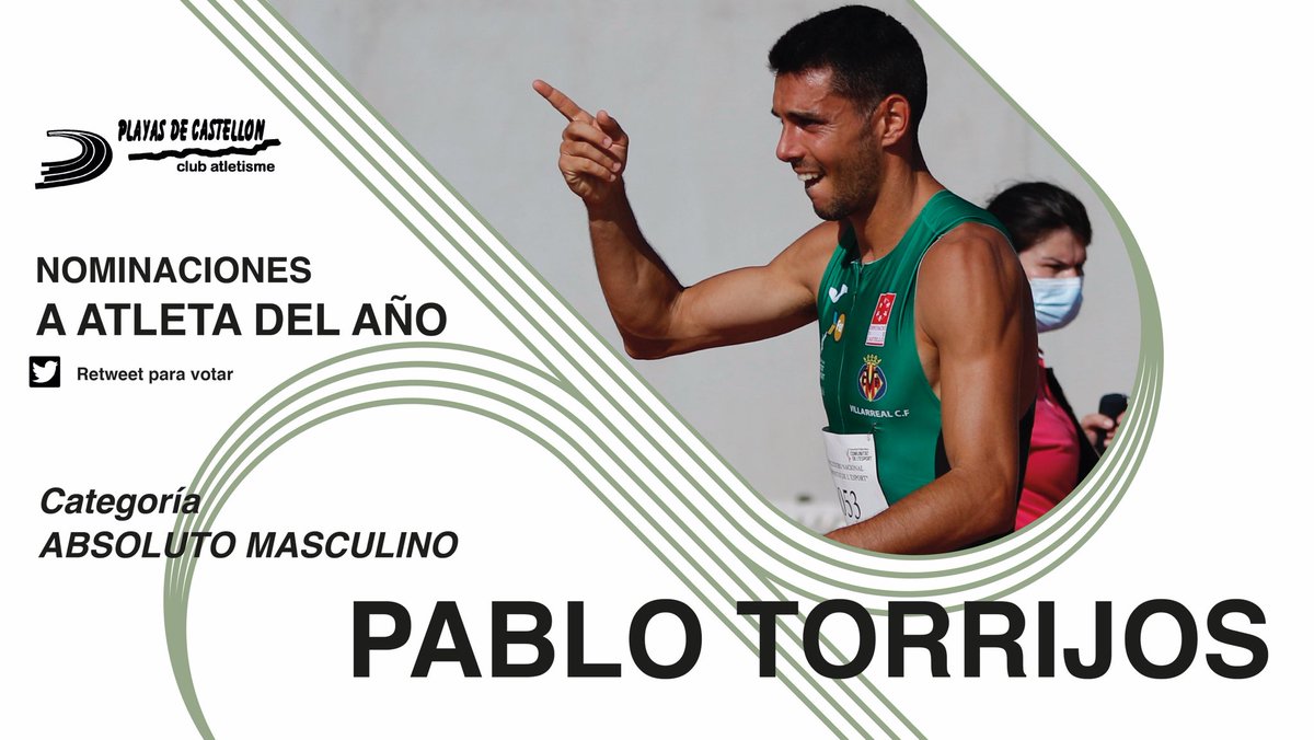 atletismoplayas's tweet photo. 🟢Atletas del año Playas de Castellón⚫️

ABSOLUTO MASCULINO

➡️ Vota por tu atleta haciendo RT a este tweet. Puedes votar a varios. 

➡️ Los 3 atletas de cada categoría que mas RT consigan pasan a la siguiente fase https://t.co/uwwQpP8Zfv
