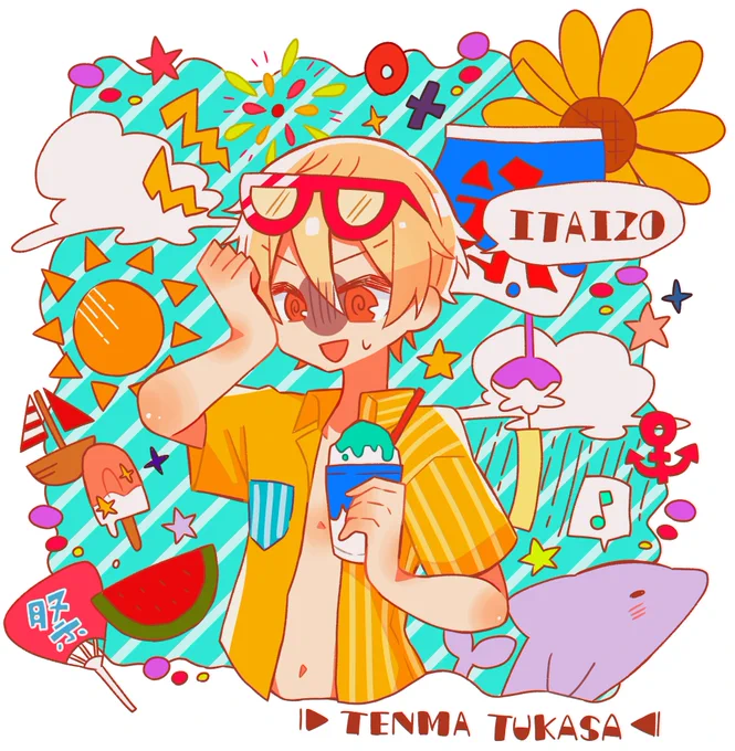 #prsk_FA 

季節感全くないけど細々と描いてました… 