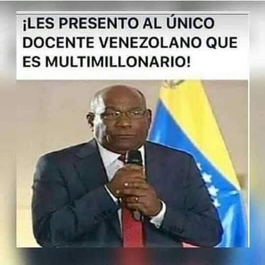 Bellaja91990970's tweet photo. Qué se celebrará hoy Día Del Maestro
1 Maestro peor pagado del mundo
2 Destruyó los logros de la educación Venezolana
3 Promueve la deserción escolar
4 Aristóbulo es el único maestro rico de Venezuela
5 Los maestros de Venezuela emigraron
6 Los Docentes no tienen Ropa ni Calzado. https://t.co/Aafki1sy04