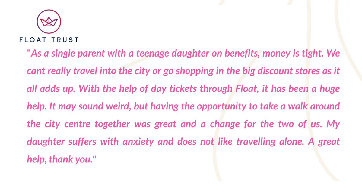 FloatTrust's tweet image. Your health and wellbeing is important to us. We understand financial support provides opportunities for endorphin boosting activities and helps reduce social isolation. Thanks @OPFS for issuing our vouchers!